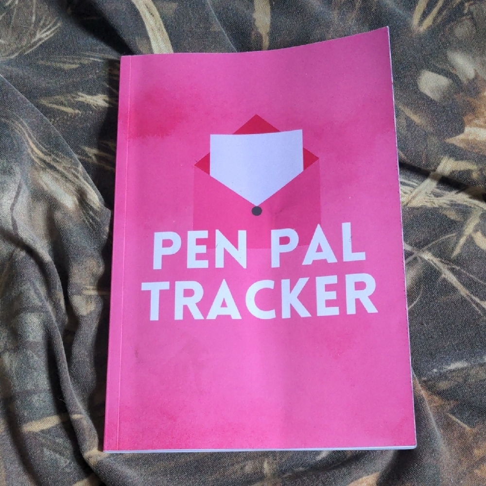 Pink Pen Pal Tracker Notebook
